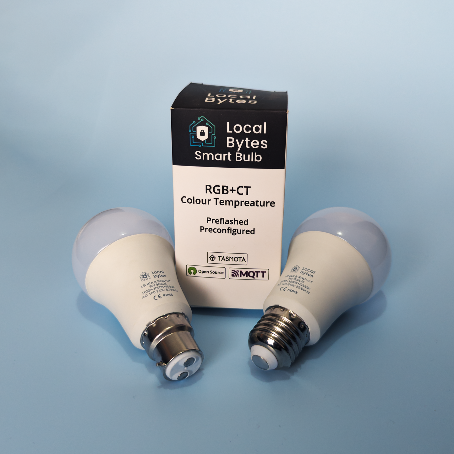 Smart Bulb (9W/RGB+CT) - Preflashed & Preconfigured