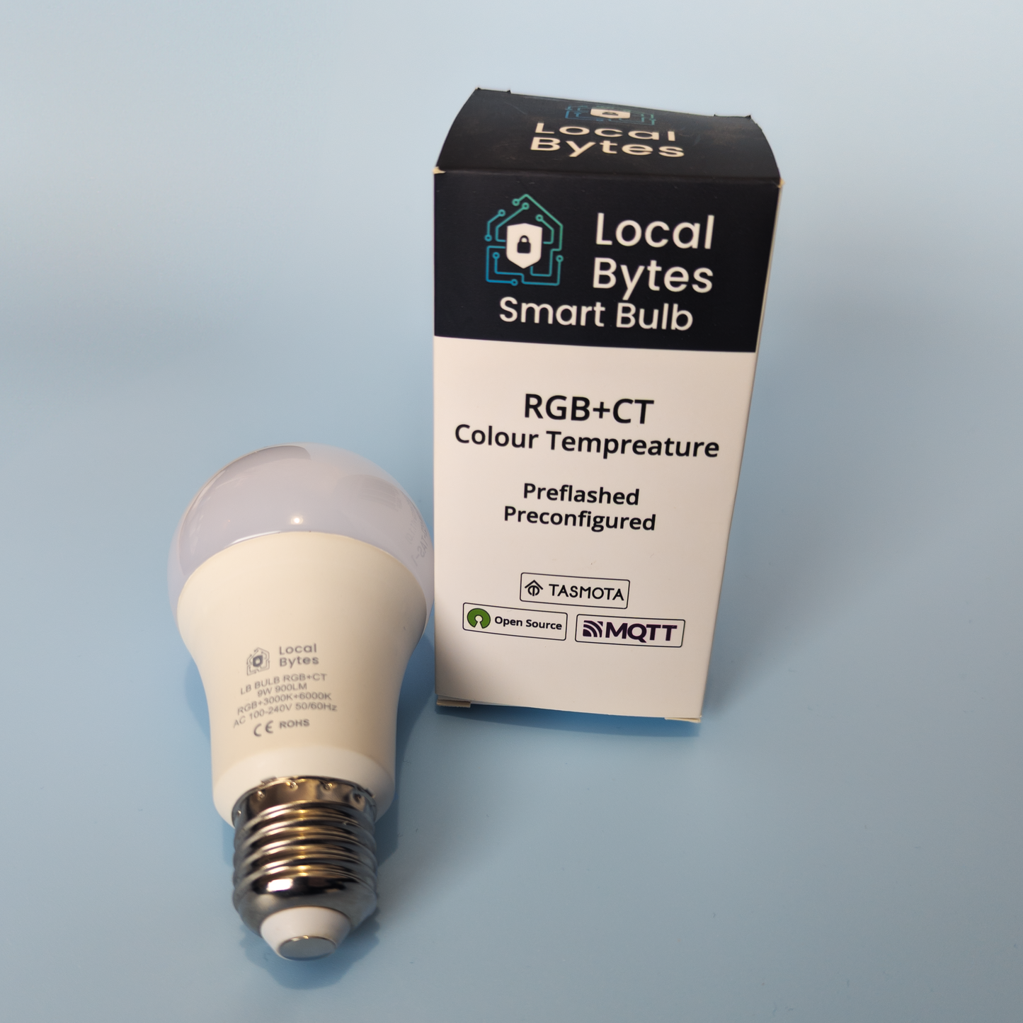 Smart Bulb (9W/RGB+CT) - Preflashed & Preconfigured