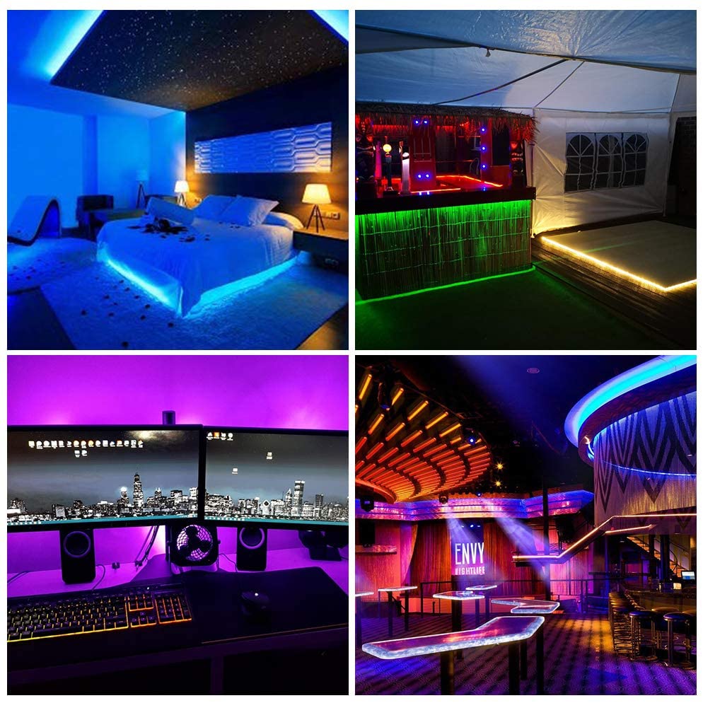 BTF-Lighting Smart LED Strip - WS2812B | IP30 | 30Pixels/m | White PCB