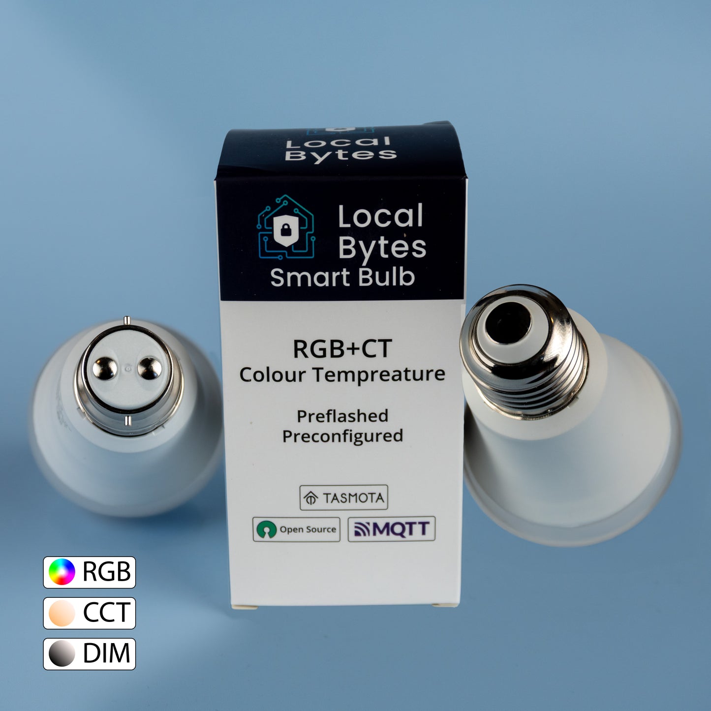 Smart Bulb (9W/RGB+CT) - Preflashed & Preconfigured