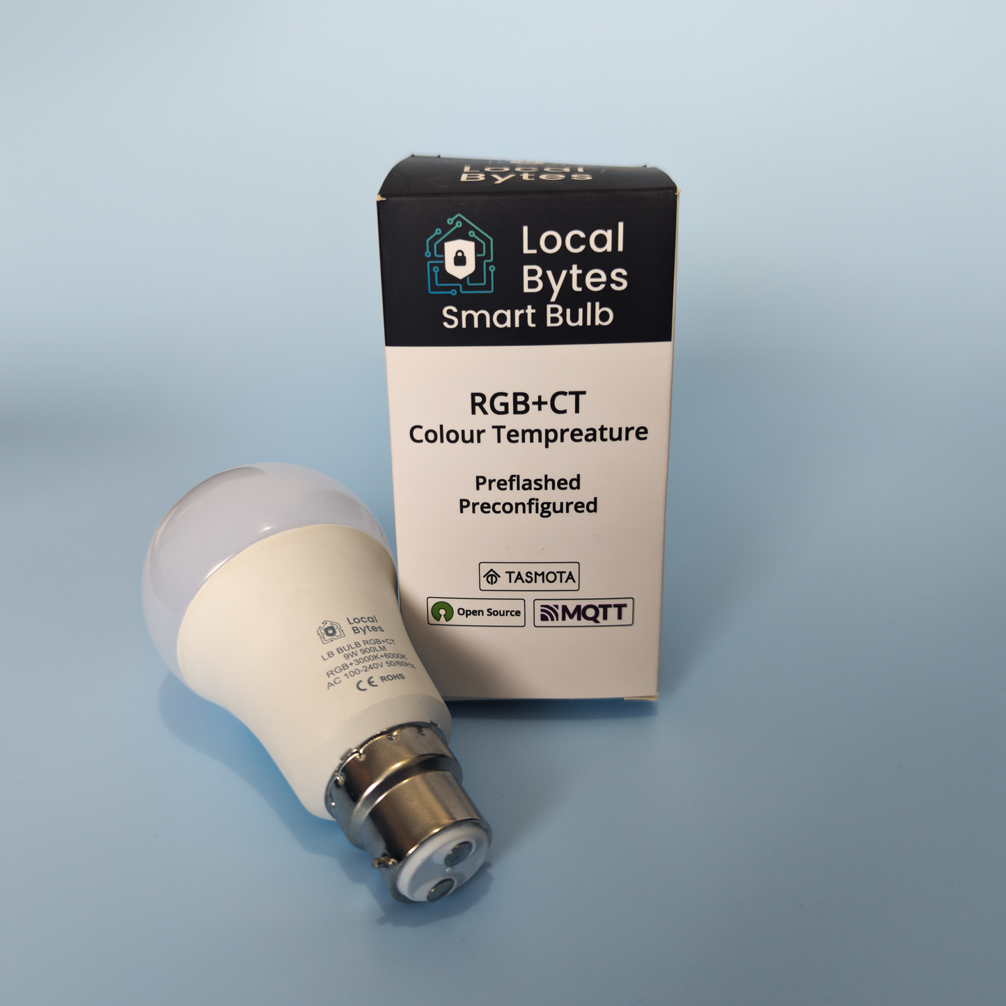 Smart Bulb (9W/RGB+CT) - Preflashed & Preconfigured